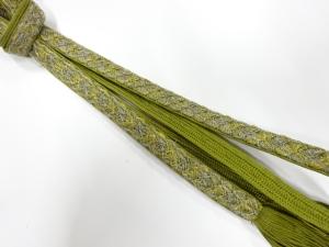 正絹　撚り房　手組帯締め